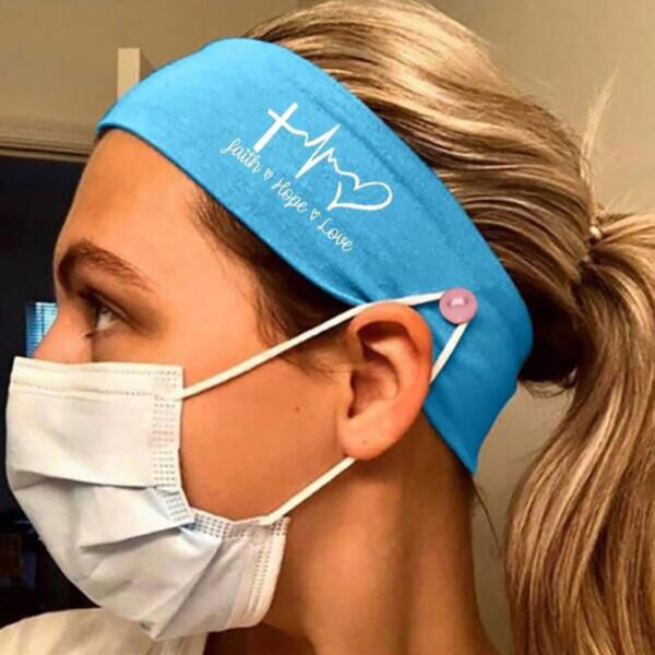 Faith Hope & Love Nurse Headband - Image 2