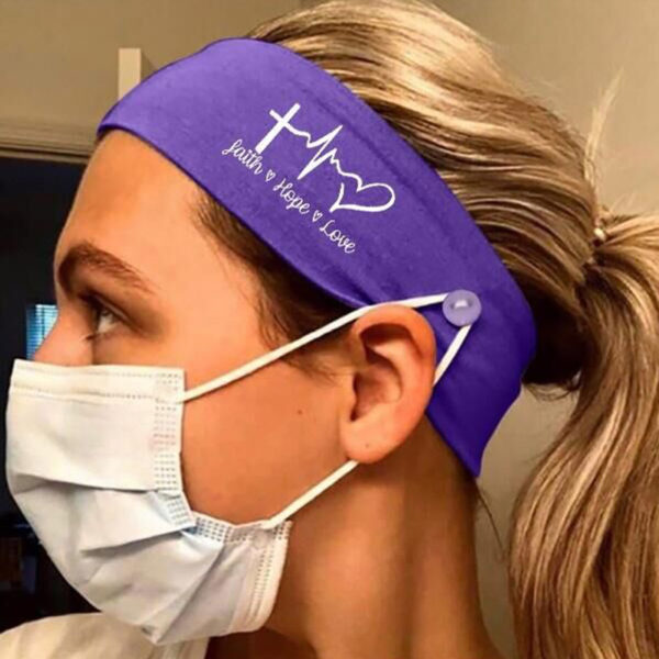 Faith Hope & Love Nurse Headband